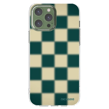 Picasee átlátszó szilikon tok az alábbi mobiltelefonokra Apple iPhone 13 Pro Max - Shadow Chess