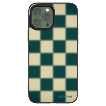 Picasee fekete szilikon tok az alábbi mobiltelefonokra Apple iPhone 13 Pro Max - Shadow Chess