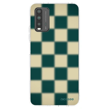 Picasee átlátszó szilikon tok az alábbi mobiltelefonokra Xiaomi Redmi 9T - Shadow Chess