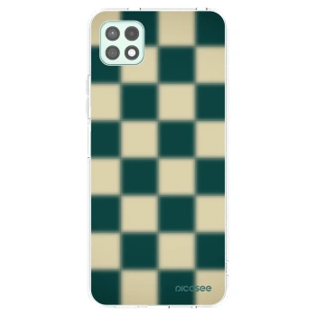 Picasee átlátszó szilikon tok az alábbi mobiltelefonokra Samsung Galaxy A22 A226B 5G - Shadow Chess