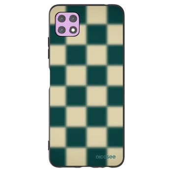 Picasee fekete szilikon tok az alábbi mobiltelefonokra Samsung Galaxy A22 A226B 5G - Shadow Chess