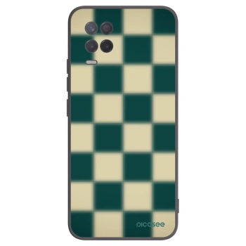 Picasee fekete szilikon tok az alábbi mobiltelefonokra Realme 8 5G - Shadow Chess