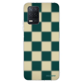 Picasee átlátszó szilikon tok az alábbi mobiltelefonokra Realme 8 5G - Shadow Chess