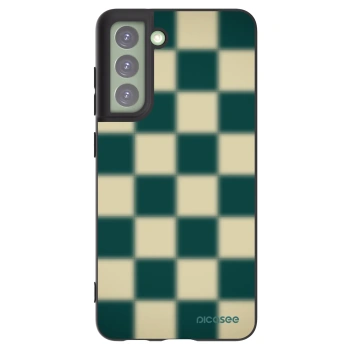Picasee fekete szilikon tok az alábbi mobiltelefonokra Samsung Galaxy S21 FE 5G - Shadow Chess
