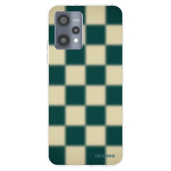 Picasee átlátszó szilikon tok az alábbi mobiltelefonokra Realme 9 Pro 5G - Shadow Chess