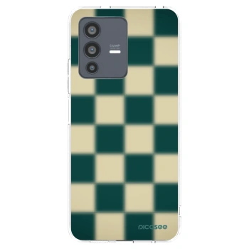 Picasee átlátszó szilikon tok az alábbi mobiltelefonokra Vivo V23 5G - Shadow Chess