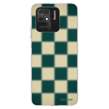 Picasee átlátszó szilikon tok az alábbi mobiltelefonokra Xiaomi Redmi 10C - Shadow Chess