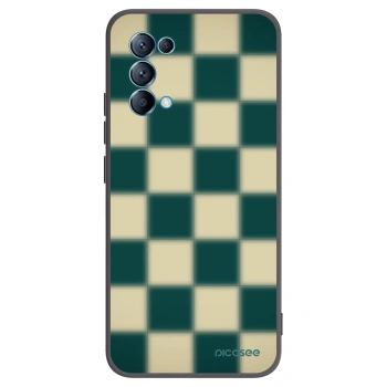 Picasee fekete szilikon tok az alábbi mobiltelefonokra OPPO Reno 5 5G - Shadow Chess