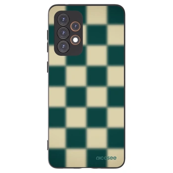 Picasee fekete szilikon tok az alábbi mobiltelefonokra Samsung Galaxy A33 5G A336 - Shadow Chess