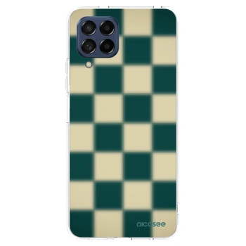 Picasee átlátszó szilikon tok az alábbi mobiltelefonokra Samsung Galaxy M53 5G - Shadow Chess