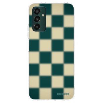 Picasee átlátszó szilikon tok az alábbi mobiltelefonokra Samsung Galaxy M13 M135F - Shadow Chess