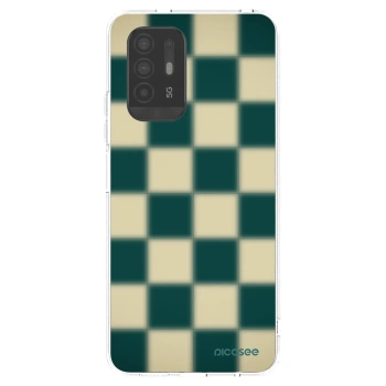 Picasee átlátszó szilikon tok az alábbi mobiltelefonokra OPPO A94 5G - Shadow Chess