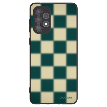 Picasee fekete szilikon tok az alábbi mobiltelefonokra Samsung Galaxy A73 5G - Shadow Chess