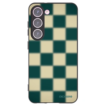 Picasee fekete szilikon tok az alábbi mobiltelefonokra Samsung Galaxy S23 5G - Shadow Chess