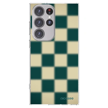 Picasee átlátszó szilikon tok az alábbi mobiltelefonokra Samsung Galaxy S23 Ultra 5G - Shadow Chess