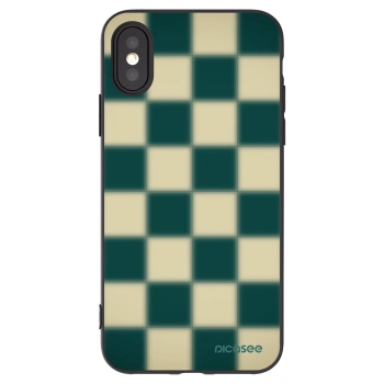 Picasee fekete szilikon tok az alábbi mobiltelefonokra Apple iPhone X/XS - Shadow Chess