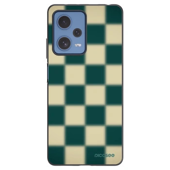 Picasee fekete szilikon tok az alábbi mobiltelefonokra Xiaomi Redmi Note 12 Pro 5G - Shadow Chess