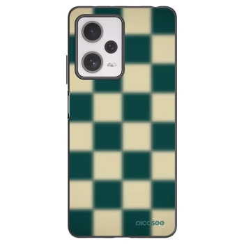 Picasee fekete szilikon tok az alábbi mobiltelefonokra Xiaomi Redmi Note 12 Pro+ 5G - Shadow Chess