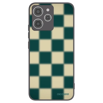 Picasee fekete szilikon tok az alábbi mobiltelefonokra Xiaomi Redmi 12 4G - Shadow Chess