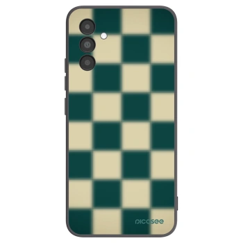 Picasee fekete szilikon tok az alábbi mobiltelefonokra Samsung Galaxy A04s A047F - Shadow Chess