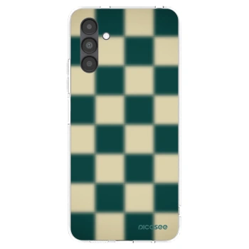Picasee átlátszó szilikon tok az alábbi mobiltelefonokra Samsung Galaxy A04s A047F - Shadow Chess