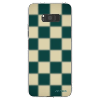 Picasee átlátszó szilikon tok az alábbi mobiltelefonokra Samsung Galaxy S8 G950F - Shadow Chess