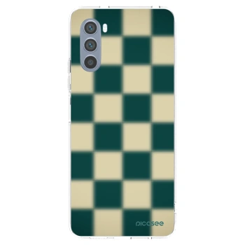 Picasee átlátszó szilikon tok az alábbi mobiltelefonokra Motorola Moto G62 - Shadow Chess
