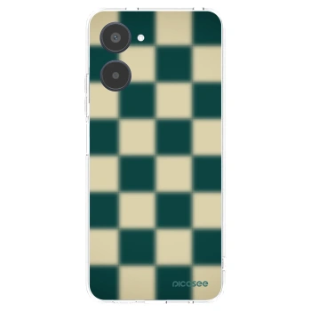 Picasee átlátszó szilikon tok az alábbi mobiltelefonokra Realme 10 4G - Shadow Chess