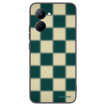 Picasee fekete szilikon tok az alábbi mobiltelefonokra Realme C33 (2023) - Shadow Chess