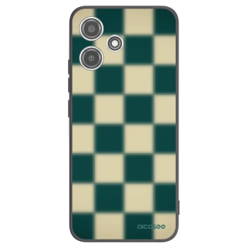 Picasee fekete szilikon tok az alábbi mobiltelefonokra Xiaomi Redmi 12 5G - Shadow Chess