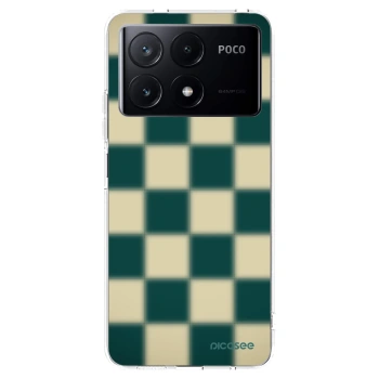 Picasee átlátszó szilikon tok az alábbi mobiltelefonokra Xiaomi Poco X6 Pro - Shadow Chess