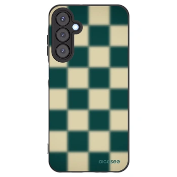 Picasee fekete szilikon tok az alábbi mobiltelefonokra Samsung Galaxy A25 A256B 5G - Shadow Chess