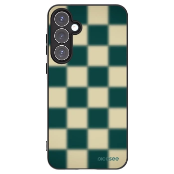 Picasee fekete szilikon tok az alábbi mobiltelefonokra Samsung Galaxy A55 5G A556B - Shadow Chess