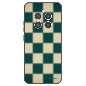 Picasee fekete szilikon tok az alábbi mobiltelefonokra Realme 12 Pro 5G - Shadow Chess