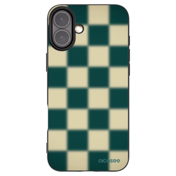 Picasee fekete szilikon tok az alábbi mobiltelefonokra Apple iPhone 16 Plus - Shadow Chess