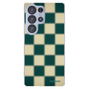Picasee átlátszó szilikon tok az alábbi mobiltelefonokra Samsung Galaxy S25 Ultra 5G - Shadow Chess