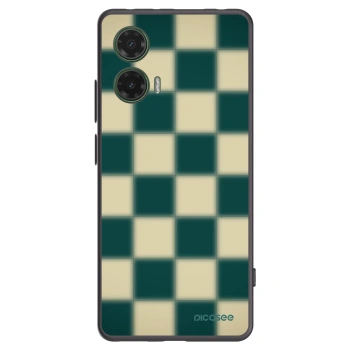 Picasee fekete szilikon tok az alábbi mobiltelefonokra Motorola Moto G35 5G - Shadow Chess