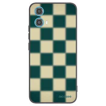 Picasee fekete szilikon tok az alábbi mobiltelefonokra Motorola Moto G34 5G - Shadow Chess