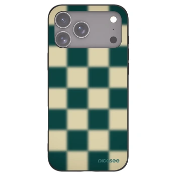 Picasee fekete szilikon tok az alábbi mobiltelefonokra Apple iPhone 17 Pro Max - Shadow Chess