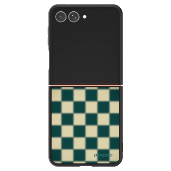 Szilikon tok erre a típusra Samsung Galaxy Z Flip7 5G - Shadow Chess