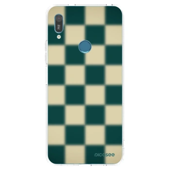 Picasee átlátszó szilikon tok az alábbi mobiltelefonokra Huawei Y6 2019 - Shadow Chess