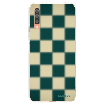 Picasee átlátszó szilikon tok az alábbi mobiltelefonokra Samsung Galaxy A70 A705F - Shadow Chess