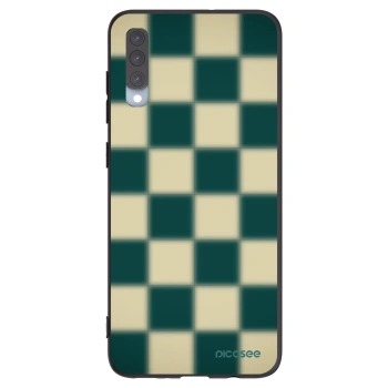 Picasee fekete szilikon tok az alábbi mobiltelefonokra Samsung Galaxy A70 A705F - Shadow Chess