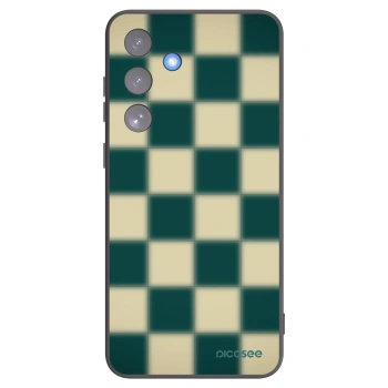 Picasee fekete szilikon tok az alábbi mobiltelefonokra Samsung Galaxy S25 FE 5G - Shadow Chess