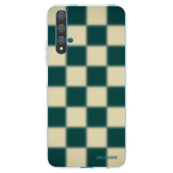 Picasee átlátszó szilikon tok az alábbi mobiltelefonokra Huawei Nova 5T - Shadow Chess