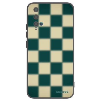Picasee fekete szilikon tok az alábbi mobiltelefonokra Huawei Nova 5T - Shadow Chess