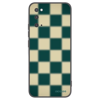 Picasee fekete szilikon tok az alábbi mobiltelefonokra Samsung Galaxy S20 G980F - Shadow Chess