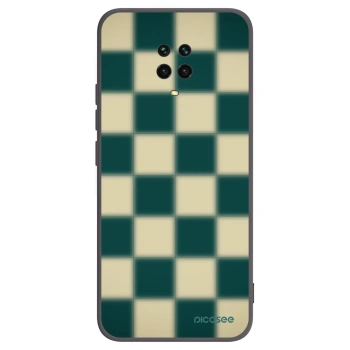 Picasee fekete szilikon tok az alábbi mobiltelefonokra Xiaomi Redmi Note 9 Pro - Shadow Chess
