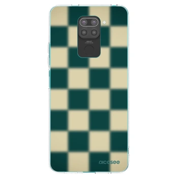 Picasee fekete szilikon tok az alábbi mobiltelefonokra Xiaomi Redmi Note 9 - Shadow Chess