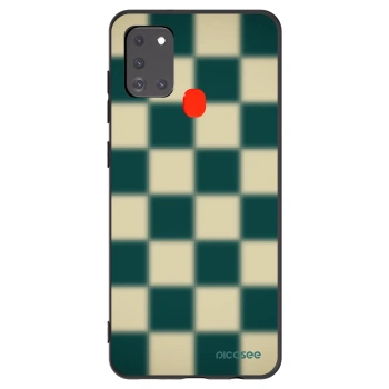 Picasee fekete szilikon tok az alábbi mobiltelefonokra Samsung Galaxy A21s - Shadow Chess